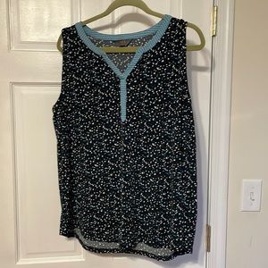 Mix by Hawthorne V Neck Sleeveless Stitch Fix Blouse